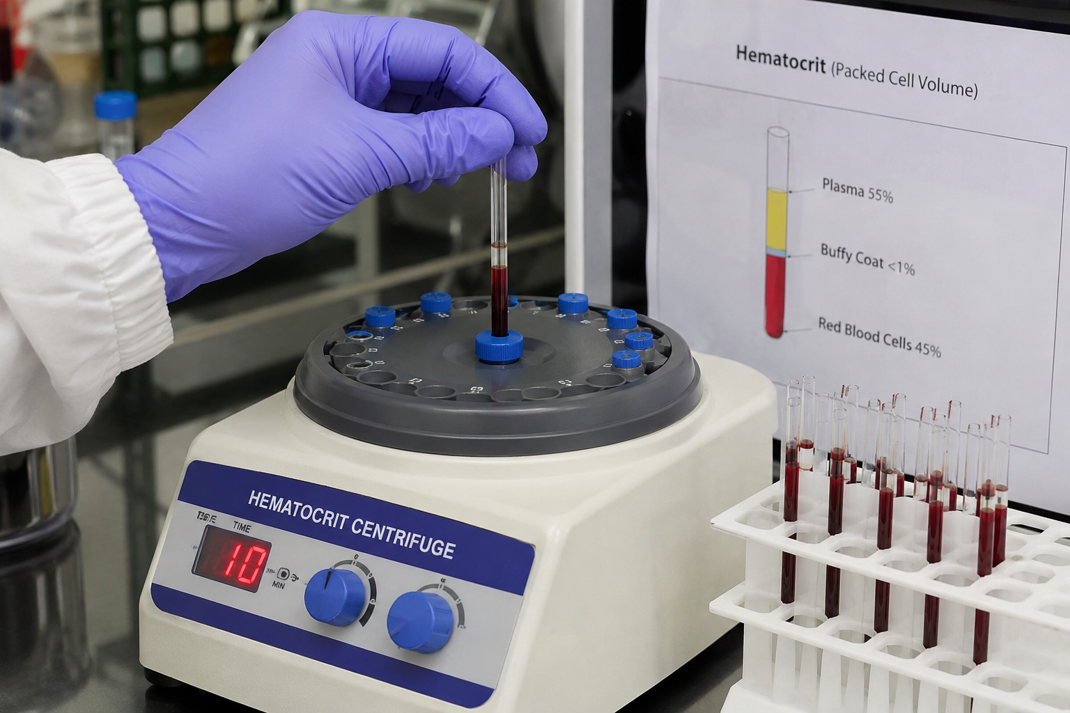 Laboratory blood testing for haematocrit monitoring during TRT
